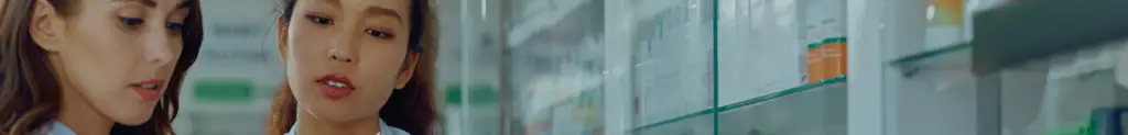 Pharmacists in a pharmacy