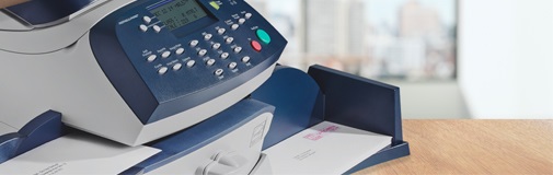 Mehr über Frankiermaschinen und Büroversandsoftware erfahren Frankiermaschinen und Büroversandsoftware Kategoriebild